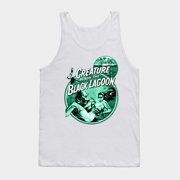 Vintage Creature From the Black Lagoon Tank Top by Joaddo